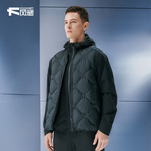 Fooxmet风谜新款发热量感羽绒马甲男智能加热保暖鹅绒背心马夹女