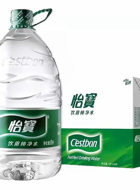 怡宝饮用水大桶纯净水6L*3桶