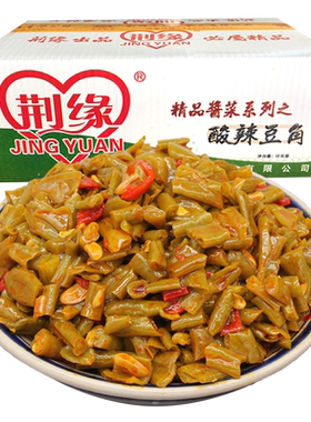荆缘10斤酱泡菜批发商用酸豆角