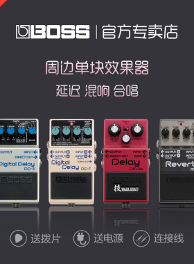 BOSS DD8 DD3T RV6 CH1 CE5 RE2合唱混响延迟时电吉他单块效果器
