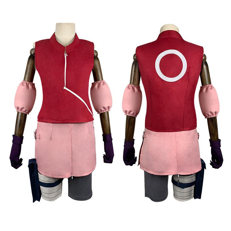 火颖忍者疾风传cos服 春野樱cos小樱角色表演服cosplay动漫服装
