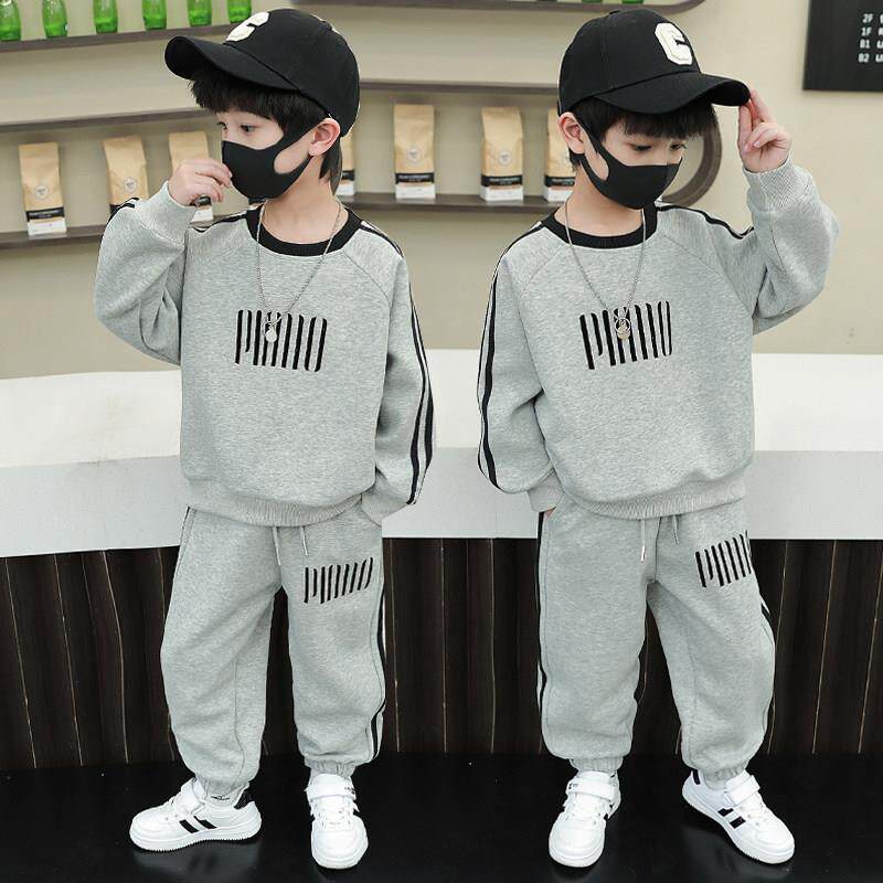 男童春秋装卫衣套装新品儿童春秋季运动衣服两件套帅气潮流时髦潮