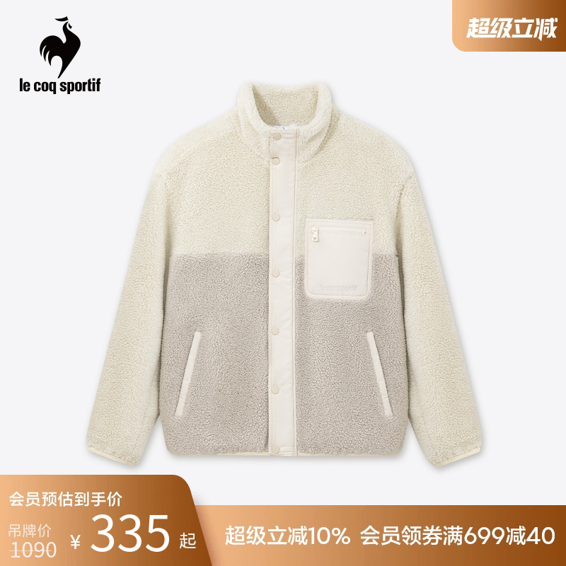 乐卡克法国公鸡冬季男女宽松外套