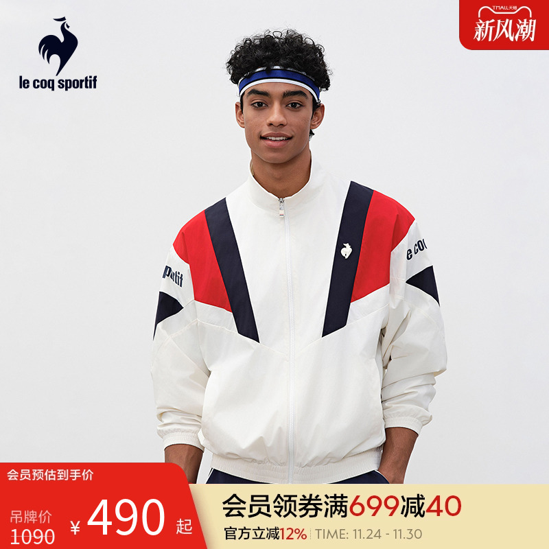 时尚拼接舒适宽松轻薄夹克乐卡克