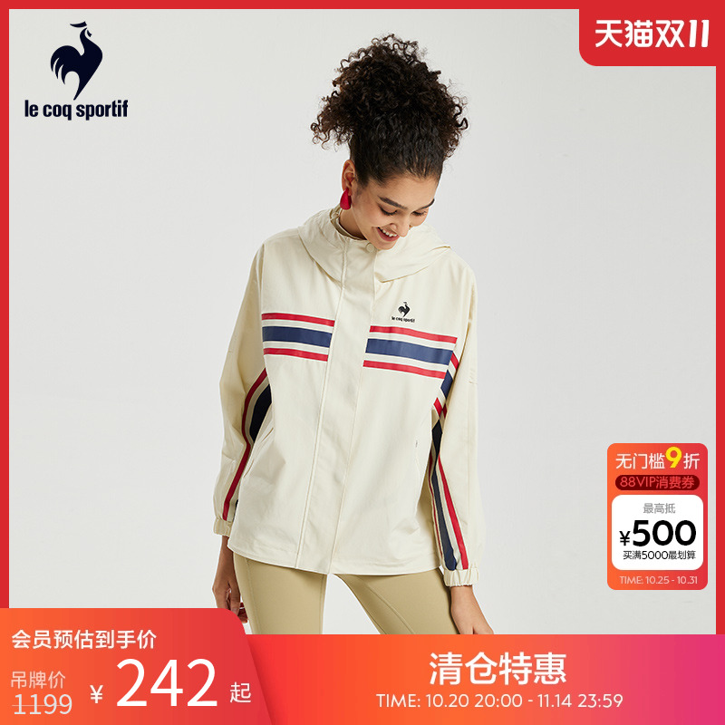 乐卡克法国公鸡女款梭织外套