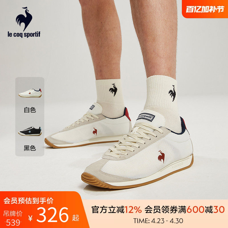 乐卡克法国公鸡男鞋女鞋春季复古经典舒适简约百搭低帮运动休闲鞋
