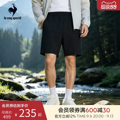 乐卡克春夏男款针织短裤