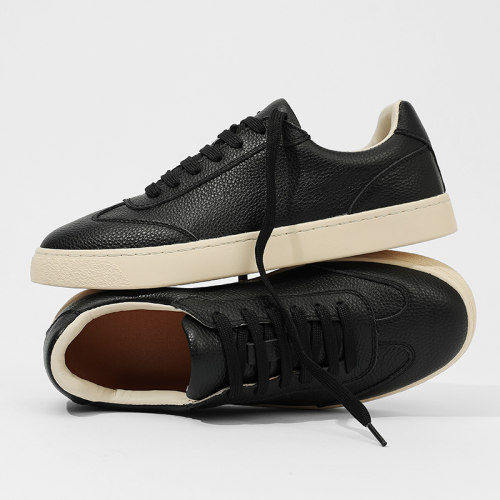 BC老钱风男真皮透气德训板鞋