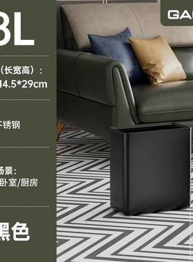 d4q8gaok厨房垃圾桶挂式厕所家用桌面收纳筒壁挂式轻奢折叠其他金