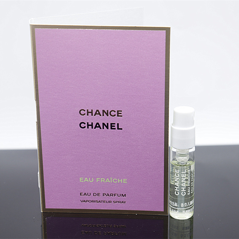 正品 CHANEL香奈儿绿色邂逅清新女士香水1.5ml 试管带喷花香调