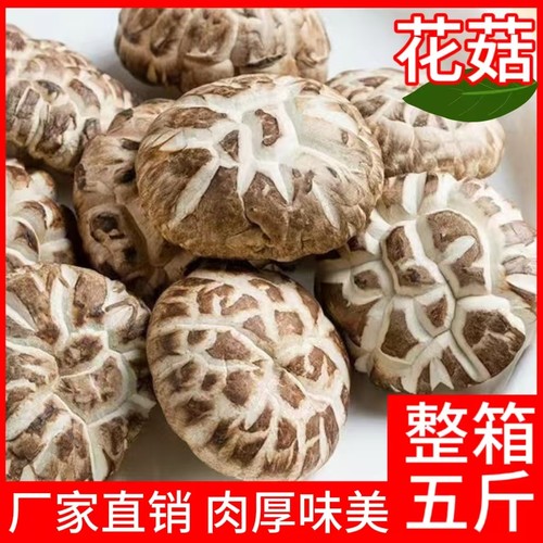 花菇干货家用花菇煲汤食材小干香菇冬菇菌菇新鲜干蘑菇商用