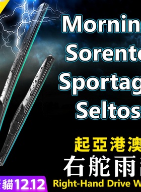 右軚Kia起亚Sorento水拨Morning雨刮器Sportage右舵Seltos后雨刷