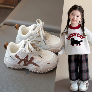 复古阿甘鞋男女童2025年新款加绒加厚保暖舒适百搭运动鞋休闲板鞋