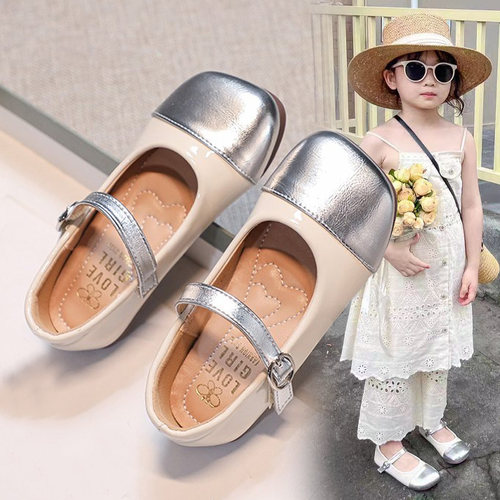 春秋女童拼接时尚童鞋