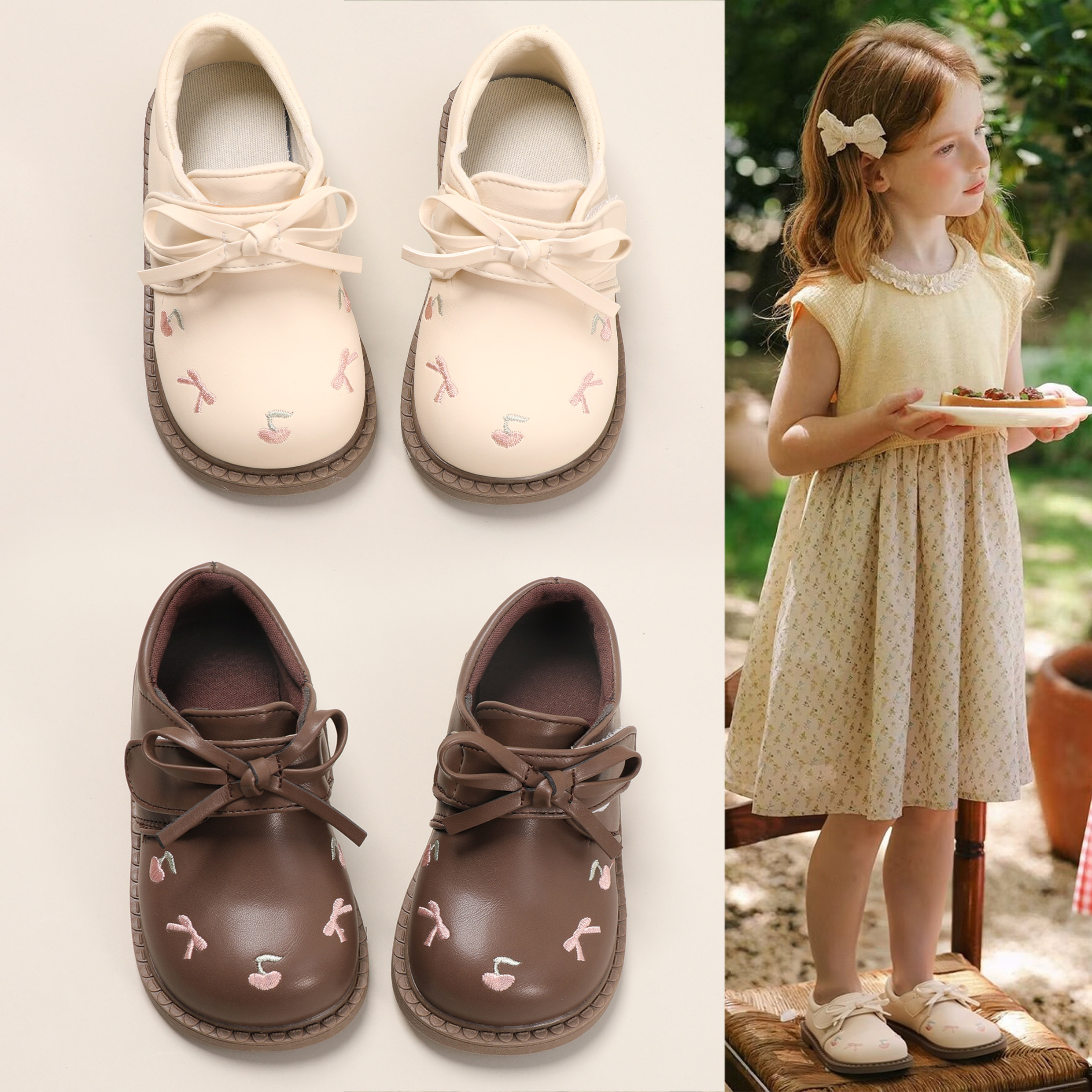 女童小皮鞋2026春秋季新款儿童软底防滑公主鞋小女孩甜美百搭单鞋,童鞋/婴儿鞋/亲子鞋,皮鞋,淘宝优惠券,粉丝福利购,淘宝优惠卷