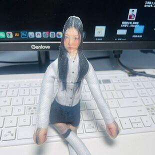 李沅禧illit老鼠干wonhe周边抽象玩偶含骨架可摆造型娃娃玩具手办