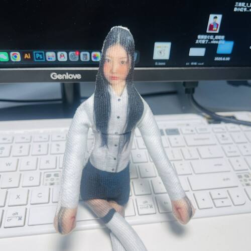 李沅禧illit老鼠干wonhe周边抽象玩偶含骨架可摆造型娃娃玩具手办