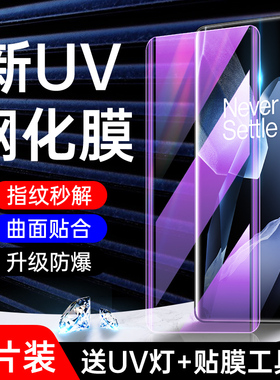 适用一加13钢化膜全覆盖玻璃1加13手机膜全胶曲屏防摔保护13防偷窥uv贴膜全包防爆屏保oneplus水凝膜全屏高清