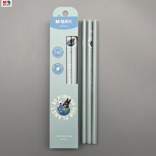 晨光卡斯波和丽莎三角铅笔HB无铅毒10支 盒学生用笔记刷题写字练字画画高颜值可爱木杆铅笔QWP307D2