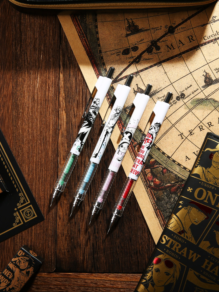 5海贼王纪念版活动铅笔路飞乔巴索隆山治卡通铅36709笔学生考试绘图