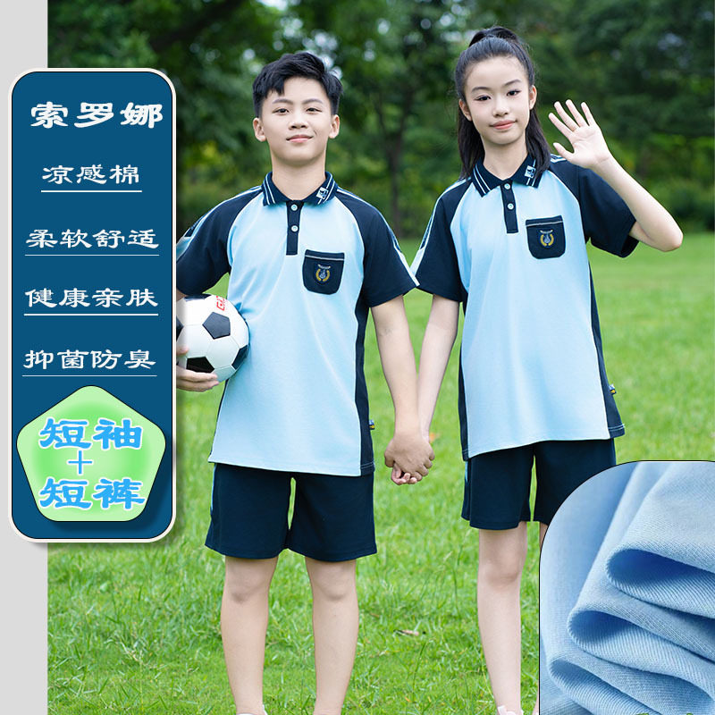 南宁市新希望校服中小学生春秋夏运动短袖长袖统一版图片