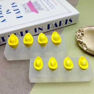 卡通金元宝捏捏硅胶模具奶酪巧克力布丁蛋糕装饰糖果模滴胶石膏模