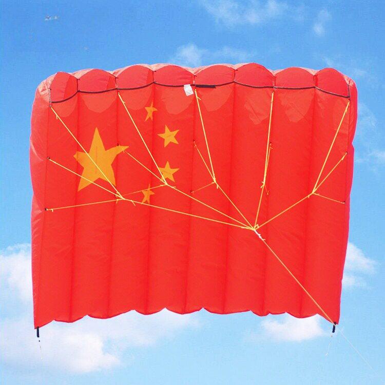 五星红旗大型软体无骨3D立体风筝来图定制logo广告宣传潍坊风筝节