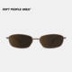 SOFT 方圆框钛金属磨砂镜面太阳镜 墨镜 PEOPLE AREA—GRACE
