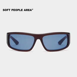 简约运动环绕式 SOFT 墨镜 AREA—LESS 板材太阳镜 PEOPLE