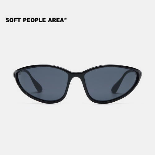 SOFT PEOPLE AREA-KAT(墨镜)弧面猫眼窄框板材眼镜太阳镜素颜