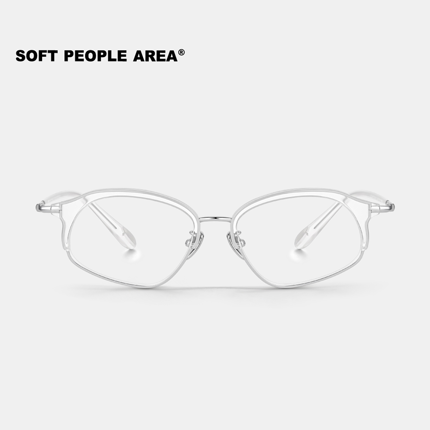 SPA男女同款钛金属超轻复古镜框