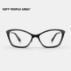 SOFT 猫眼板材钛金属超轻镜框眼镜 光学 PEOPLE AREA—EVE