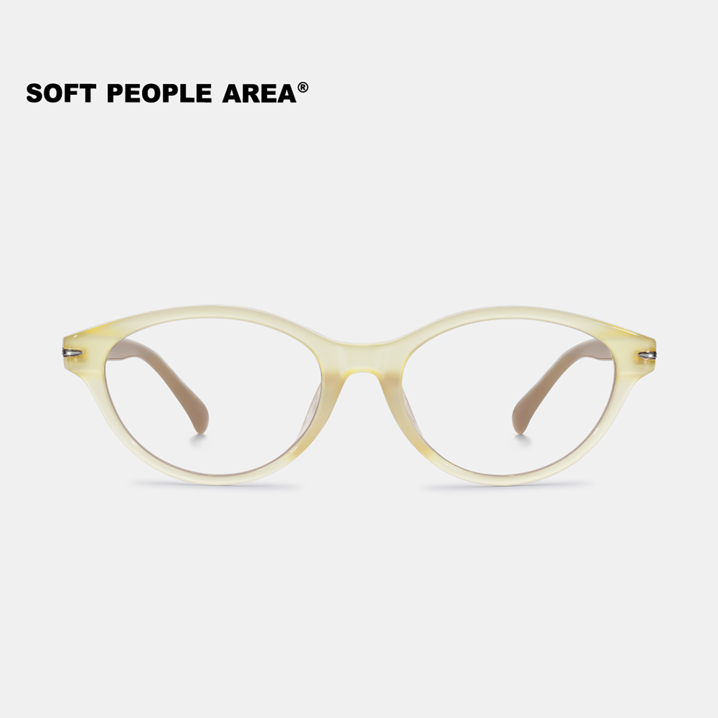 SOFT PEOPLE AREA—JOY（光学）椭圆框板材镜框眼镜