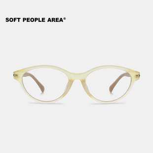 光学 AREA—JOY 椭圆框板材镜框眼镜 PEOPLE SOFT
