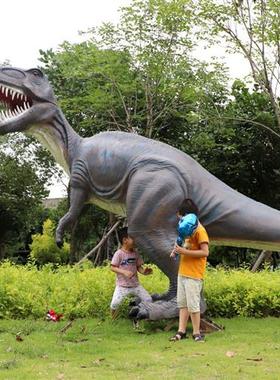 户外游乐园仿真恐龙雕塑霸王龙摆件景区售楼部侏罗纪主题活动装饰