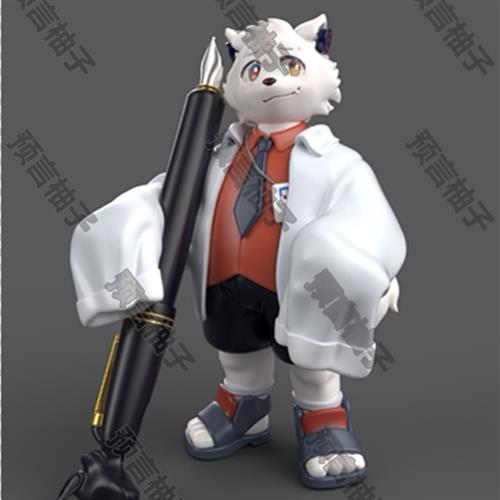 cd建模渲染zb三维角色潮玩盲盒手办卡通吉祥物d人物绑定stl产品