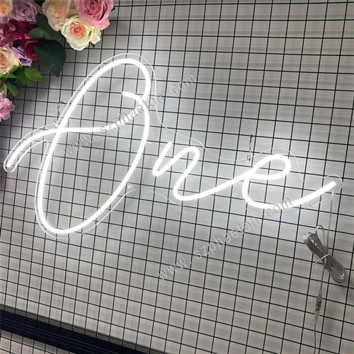 one外贸工厂led霓虹灯造型节日聚会氛围灯室内背景墙字母灯招牌