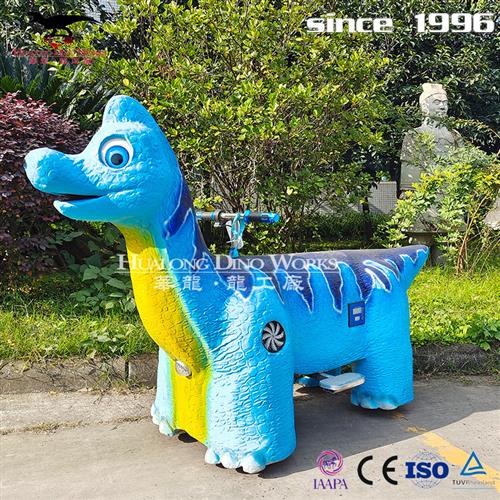 新品亲子恐龙电动跑跑车广场公园仿真动物坐骑牛龙电瓶小车车