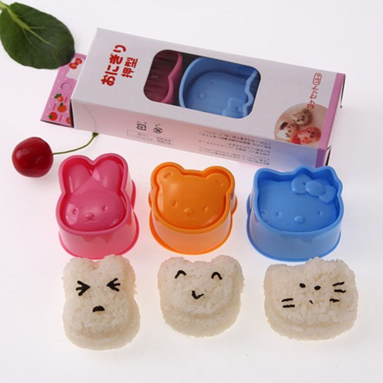 hellokitty饭团模具熊猫饭团模具卡通兔可爱家用儿童饭团便当模具