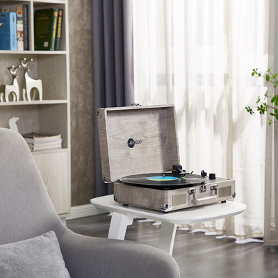 复古留声机蓝牙黑胶唱片机一体机