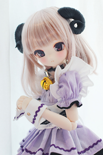 「小羊商店」BJD MDD DD46分通用3分恶魔角通贩纯色羊角