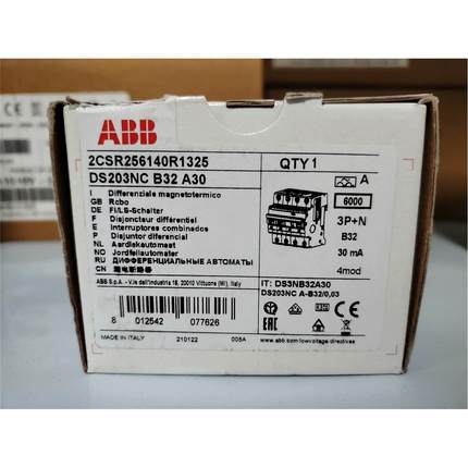 询价ABB断路器DS203NC B32 A30全新议价议价