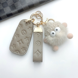 适用于奥迪钥匙套a6l车a4l包q5l扣a3壳q3女q2l男q5l高档a3l真皮q5