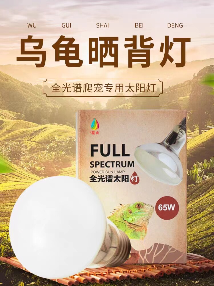 星火太阳灯UVB蜥蜴陆龟水龟半水