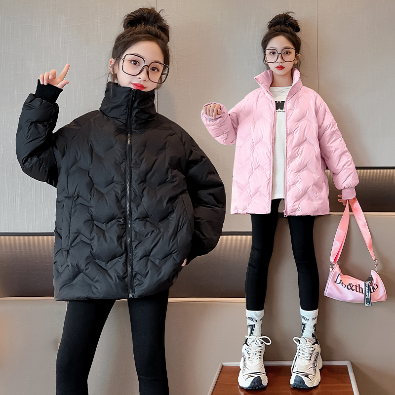 女童校服神器羽绒服内胆冬季初中小学生轻薄款儿童棉服中大童外套