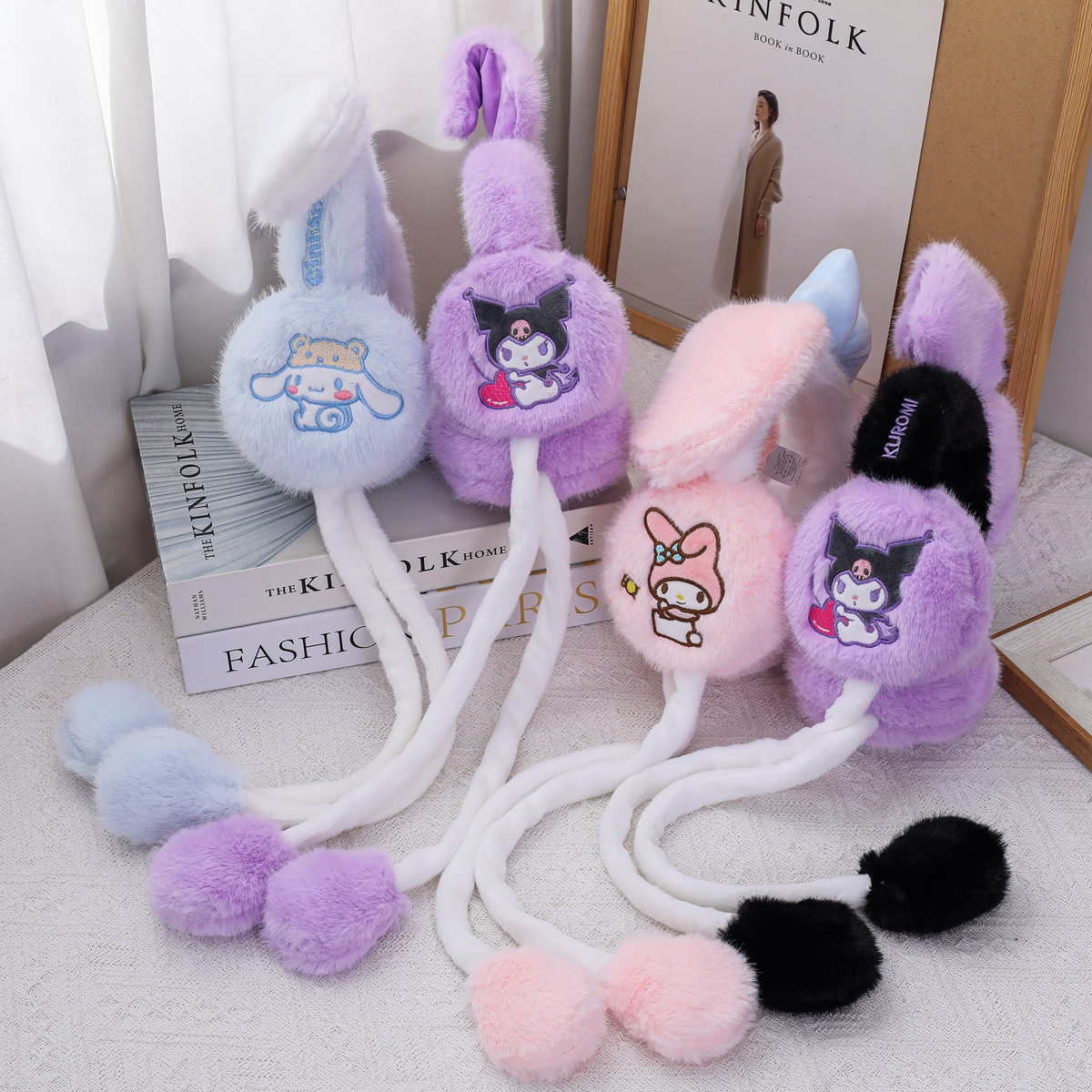 库洛米防寒耳罩可爱儿童冬季保暖