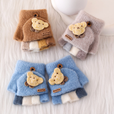 宝宝手套男童冬幼儿童2-3岁