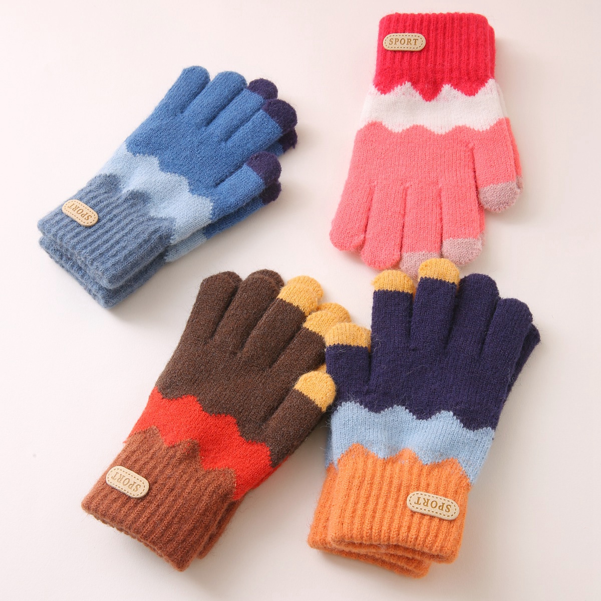 班派迪儿童手套五指冬季