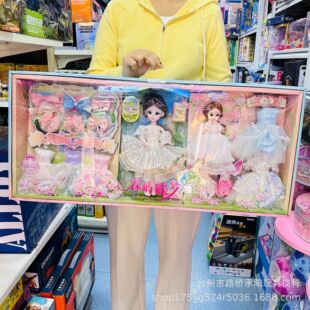 灵雪儿森屿蝶梦米粒儿天使青萝小仙换装裙子发饰公主女孩娃娃玩具