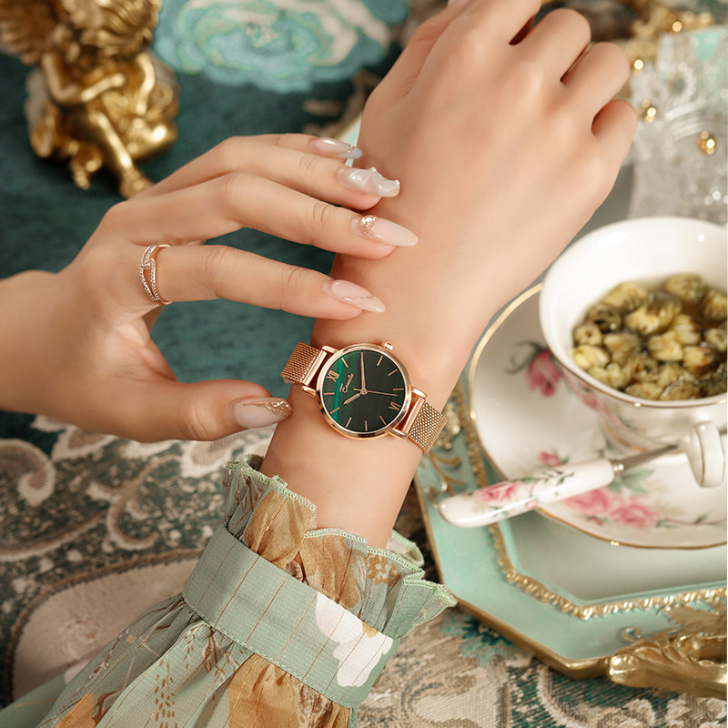 英国小众品牌手表女简约气质复古森系小巧轻奢ins风正品女士手表